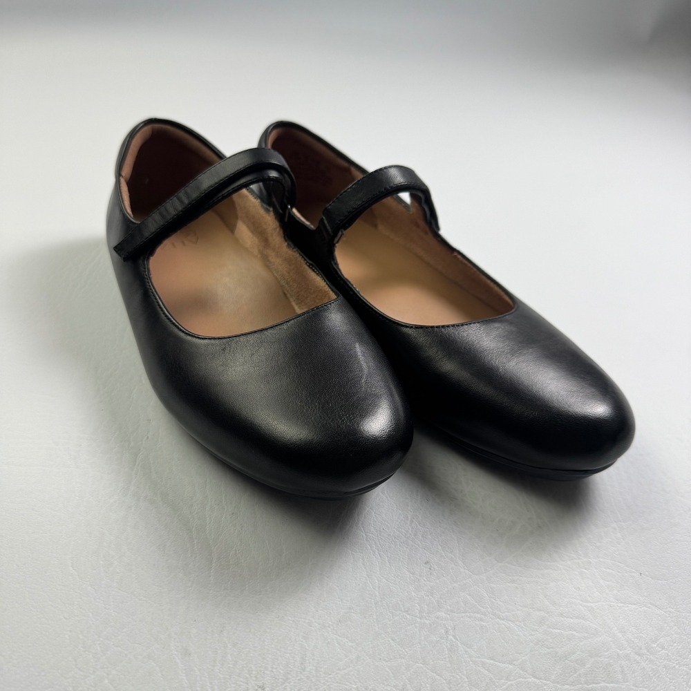 Naturalizer Maxwell MJ Black Leather Mary Jane Flat Women 8.5M Round Toe Comfort - Picture 14 of 14